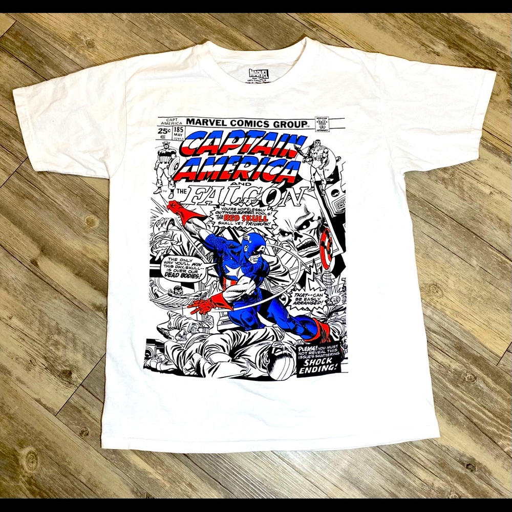 Marvel Captain America Comic Cover Tees- short